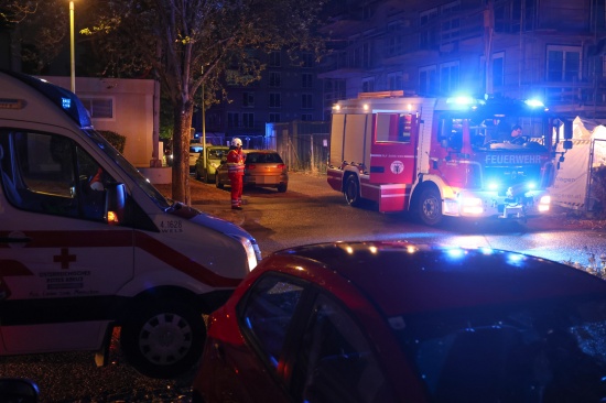 Einsatzkr�fte zu gemeldetem Brand einer Tiefgarage einer Wohnanlage in Wels-Neustadt alarmiert