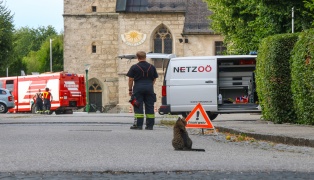 Explosionsgefahr: Gasaustritt in Wolfern sorgte f�r gr��eren Stromausfall in der Region
