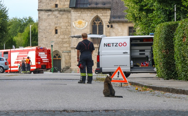 Explosionsgefahr: Gasaustritt in Wolfern sorgte f�r gr��eren Stromausfall in der Region