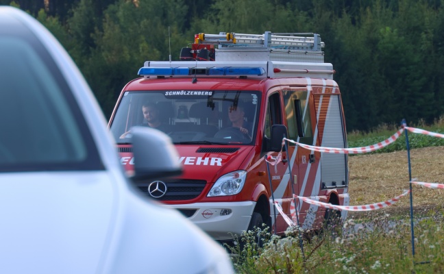 Verpuffung: Drei Feuerwehren zu Brand in ein Wohnhaus in Schl��lberg alarmiert