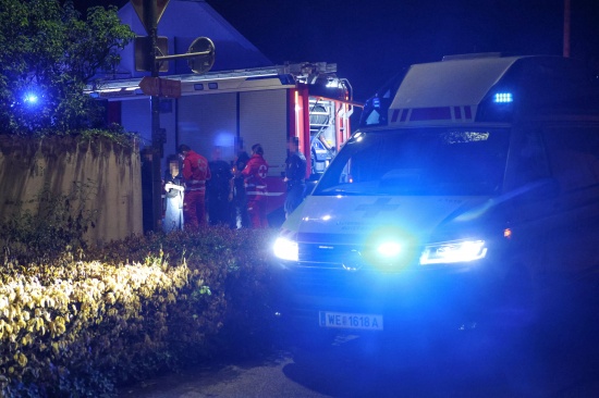 Pooltechnik betroffen: Brand im Kellerbereich eines Einfamilienhauses in Wels-Lichtenegg