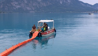 Flugzeugabsturz: Kleinflugzeug bei Steinbach am Attersee in den Attersee gest�rzt