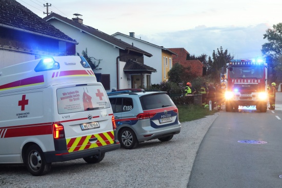 Angebranntes Kochgut: Einsatzkr�fte zu K�chenbrand in einem Wohnhaus in Gunskirchen alarmiert