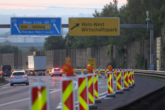 Totalsperre der Innkreisautobahn f�r Generalsanierung der Tunnel Noitzm�hle und Steinhaus-Taxlberg