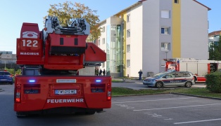 Pfeifton: Defekte T�rsprechanlage eines Wohnhauses in Wels-Vogelweide f�hrte zu Feuerwehreinsatz