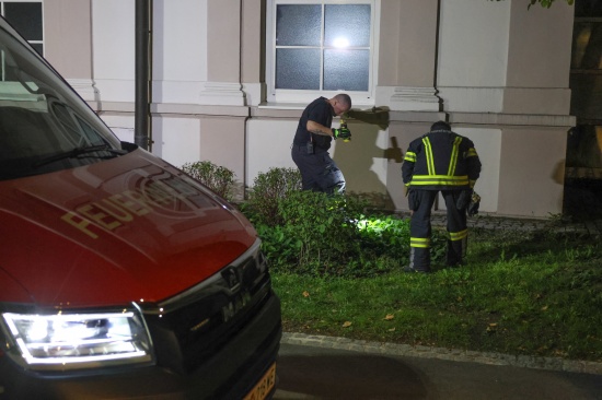 Feuerwehr bei Suche nach Schlange in Wels-Innenstadt im Einsatz