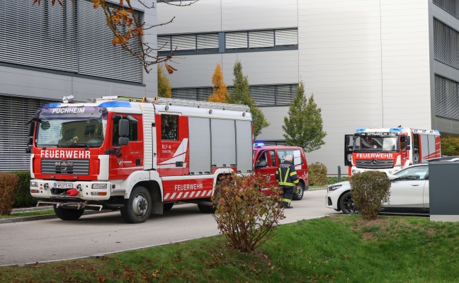 Brandeinsatz bei einem Unternehmen in Attnang-Puchheim