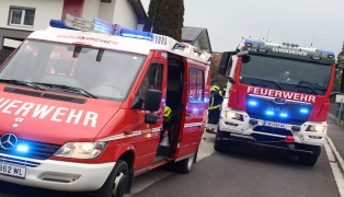 Einsatzkr�fte zu bef�rchtetem Gasaustritt in einem Wohnhaus in Gunskirchen alarmiert