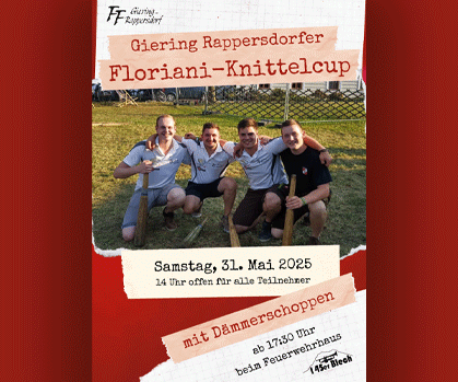 Floriani-Knittelcup - Feuerwehr Giering-Rappersdorf